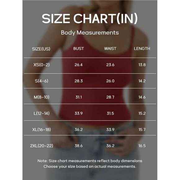 Scoop Neck Double Lined Tank Top Adjustable Cami Sleeveless Slim Fit Shirt - Picture 6 of 7